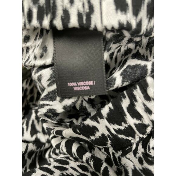 Victoria’s Secret viscose lounge pj pants size small black white - Picture 4 of 5